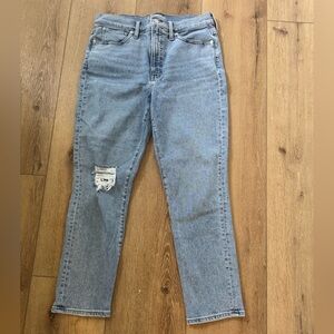 Madewell Light Blue Straight Leg Jeans